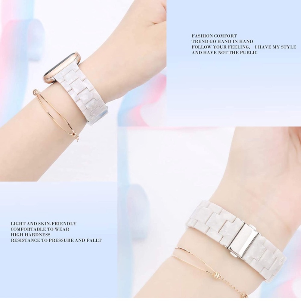 Brand new in box Apple Watch band, resin pearl white, 38/40mm